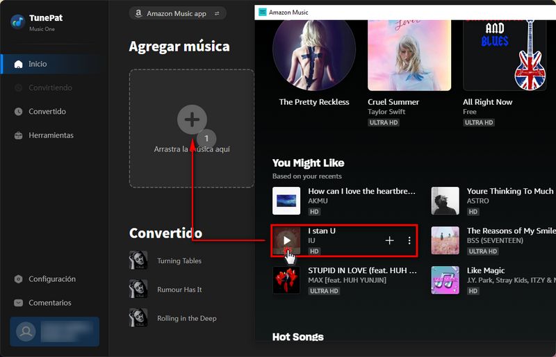 Iniciar sesión en Amazon Music en TunePat