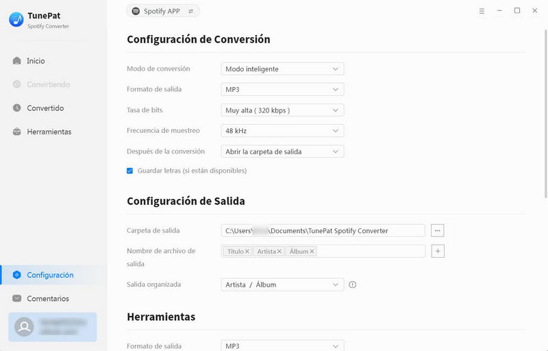 terminar la configuración