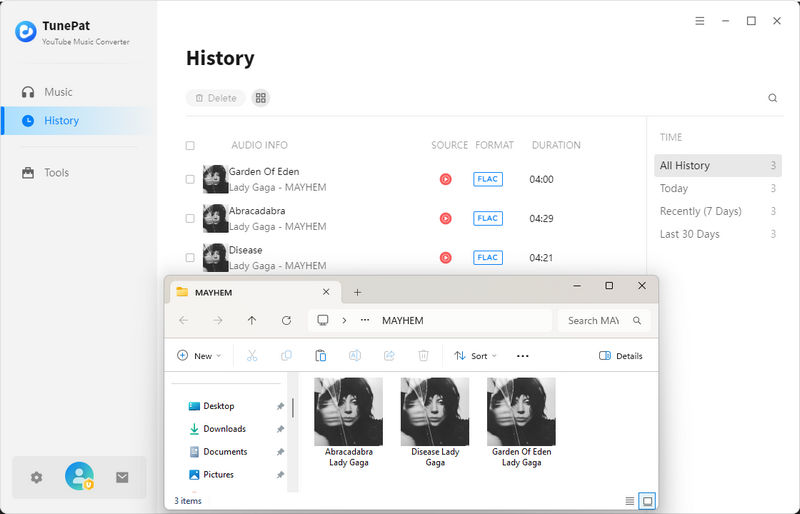 Reproducción ilimitada de música FLAC de YouTube