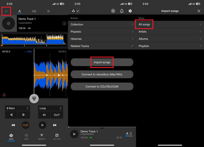 import tidal tracks