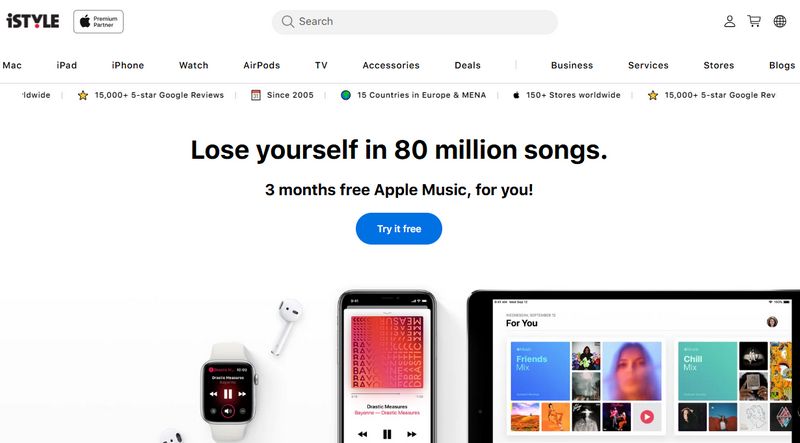 get apple music free via istyle