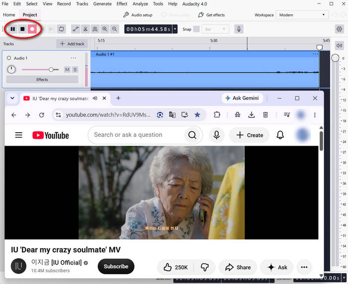 Audacity Windows recording setup