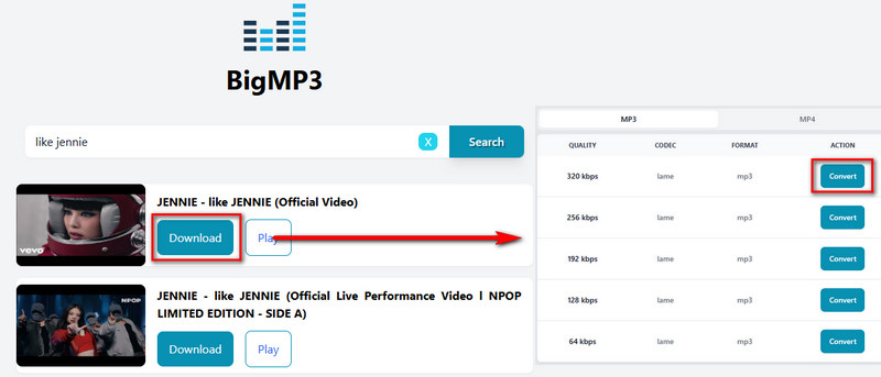BigMP3 Download Music for Free