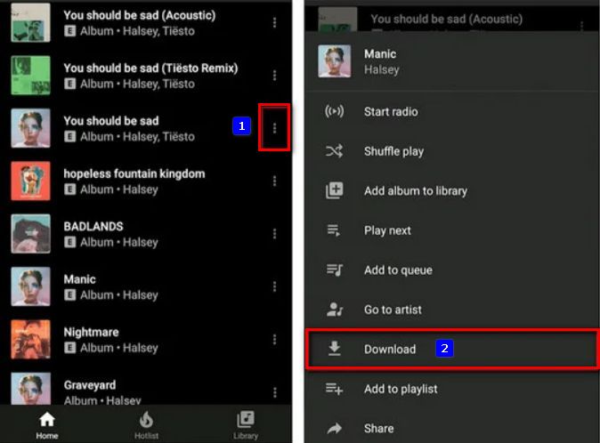 download youtube music to android