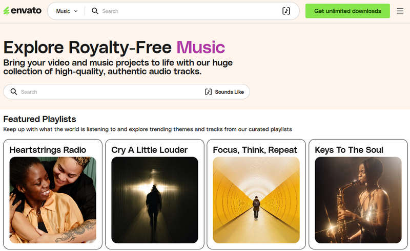 Envato Royalty-Free Music Download