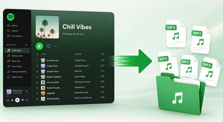 Export Spotify Playlist to MP3