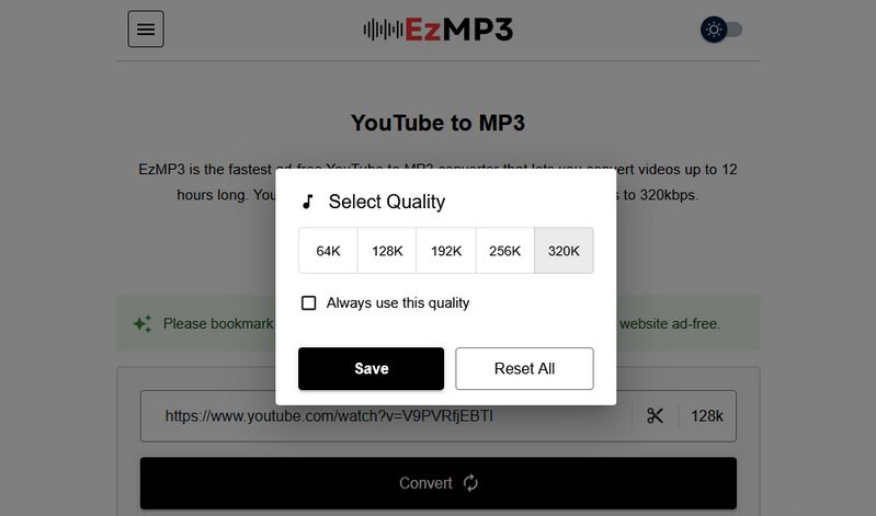 ezmp3 youtube to mp3