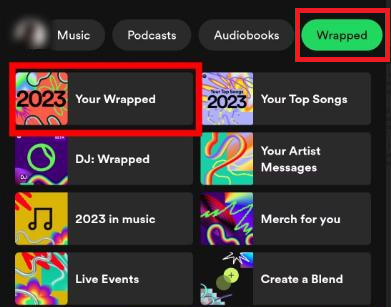 find spotify wrapped on spotify app