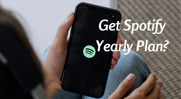 get spotify yearly plan