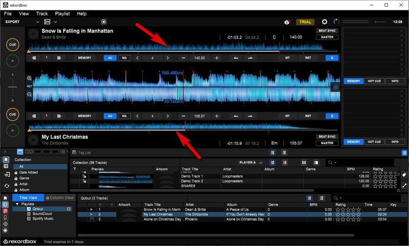 rekordbox mixing