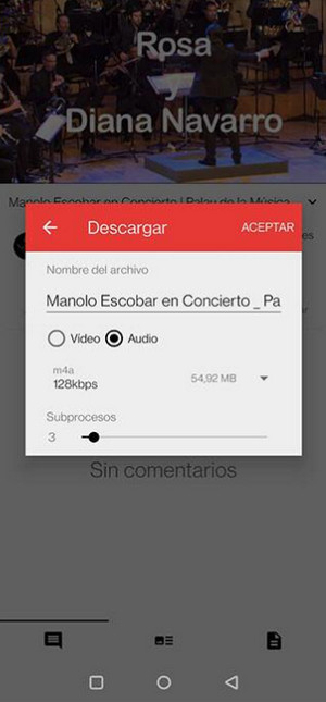 NewPipe Android music downloader