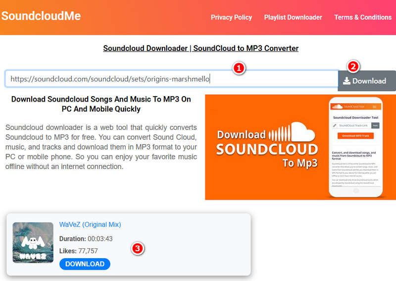 SoundCloud Playlist Downloader