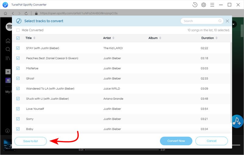 add spotify playlist to rip