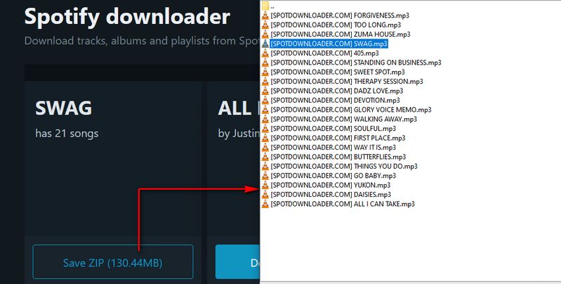 spotdownloader download playlist
