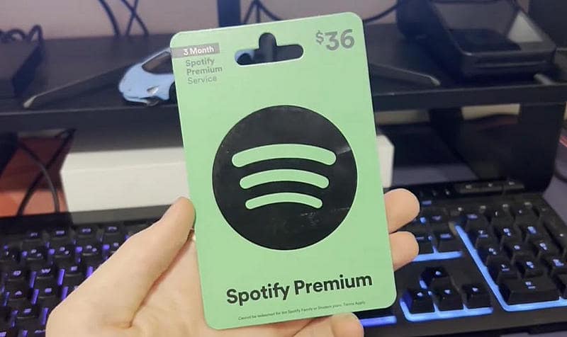 spotify gift card