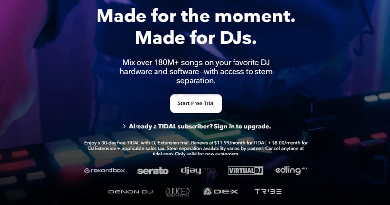 DJ Extension Tidal free