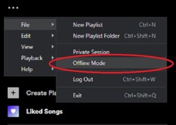 turn off offline mode