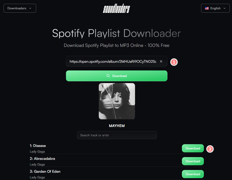 Soundloaders download process