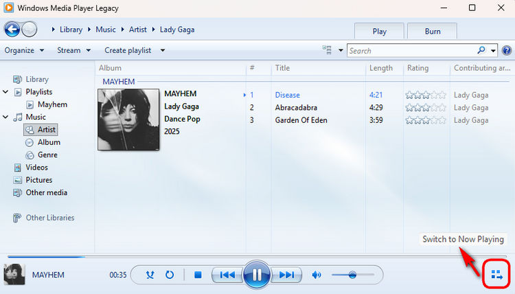 Crossfade YouTube Music on Windows