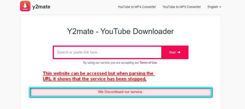 y2matelol website error