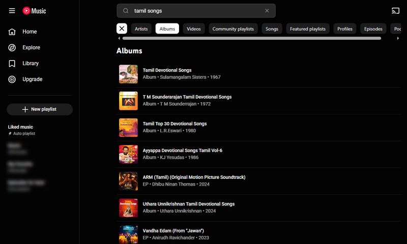 download tamil songs from YouTube