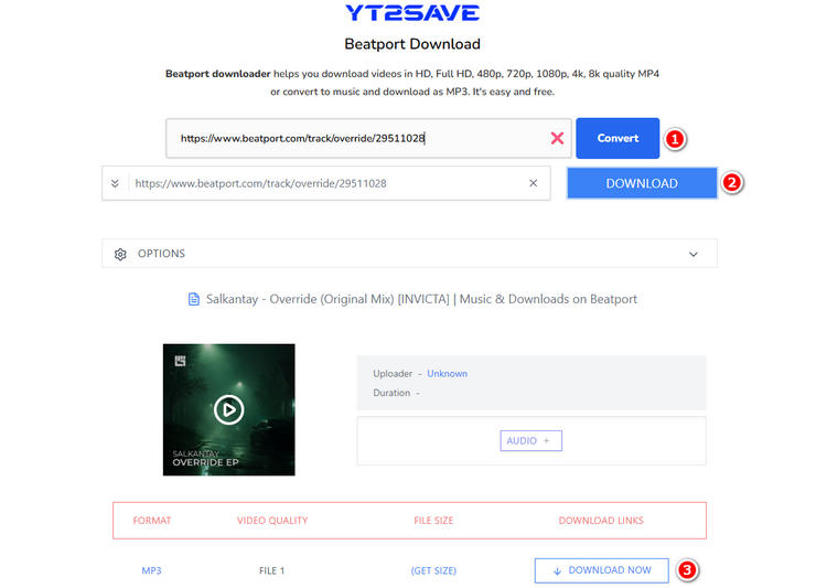 YT2Save Beatport Downloader