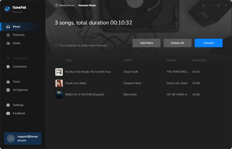 convert and download amazon music