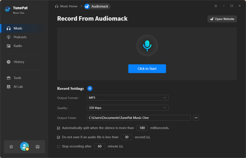 change settings