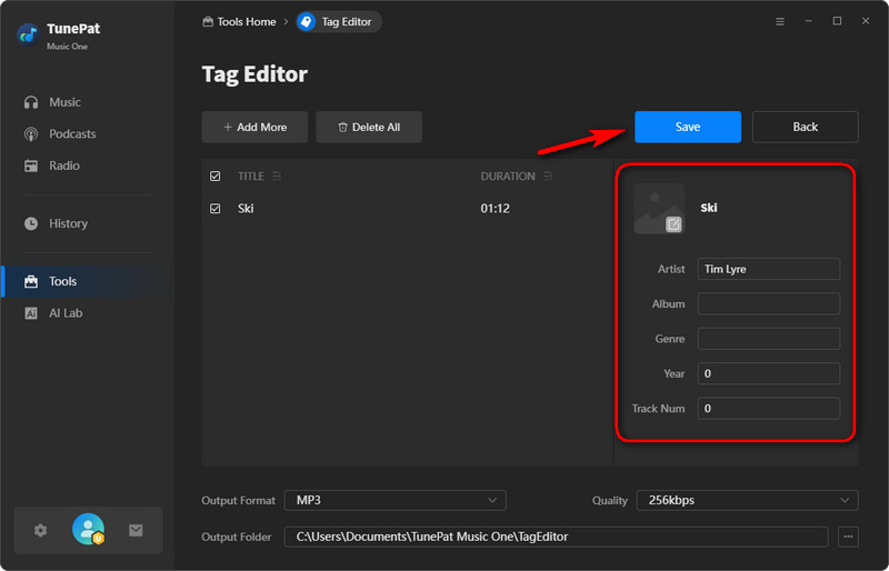 Tag Editor
