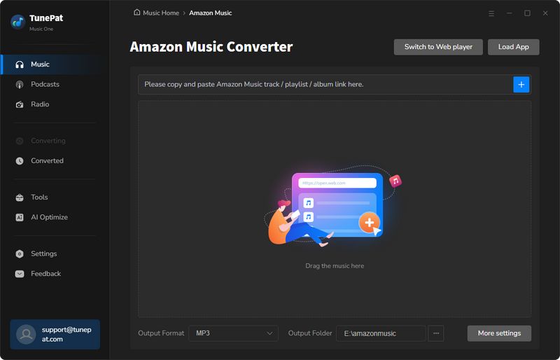 music one amazon music interface