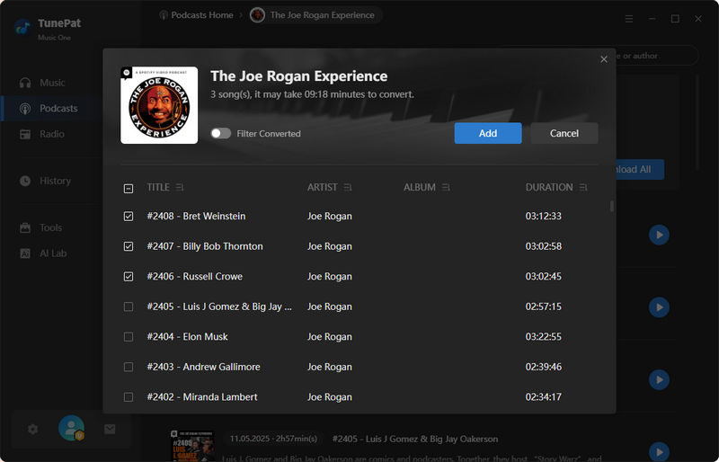 Download Joe Rogan Experience Podcast