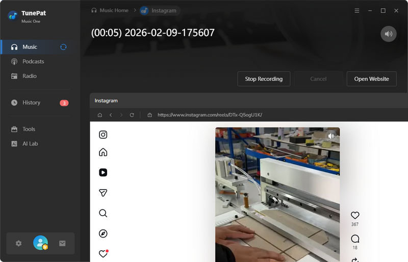 Record Instagram Reels