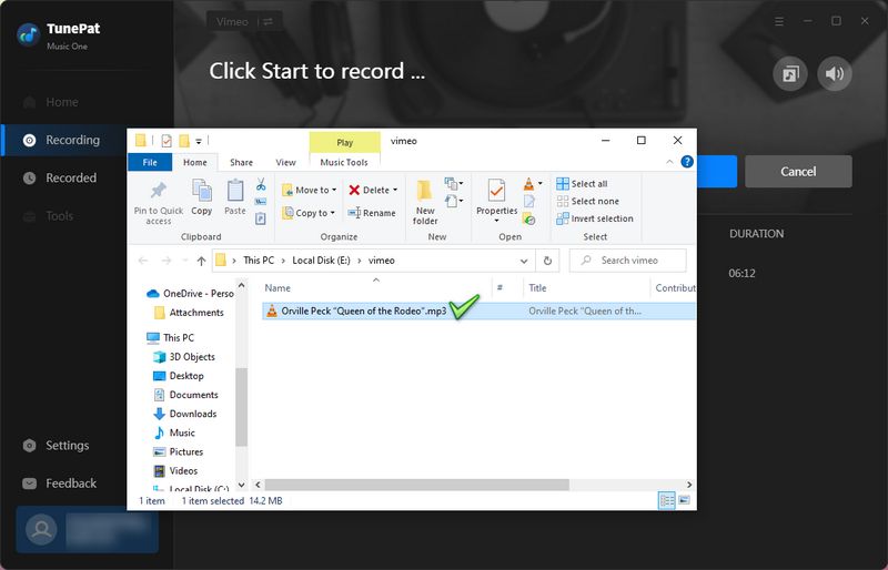 vimeo mp3 file