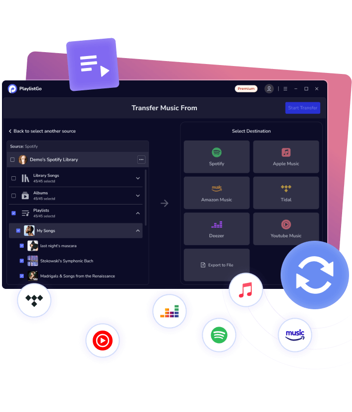 playlist transfer banner