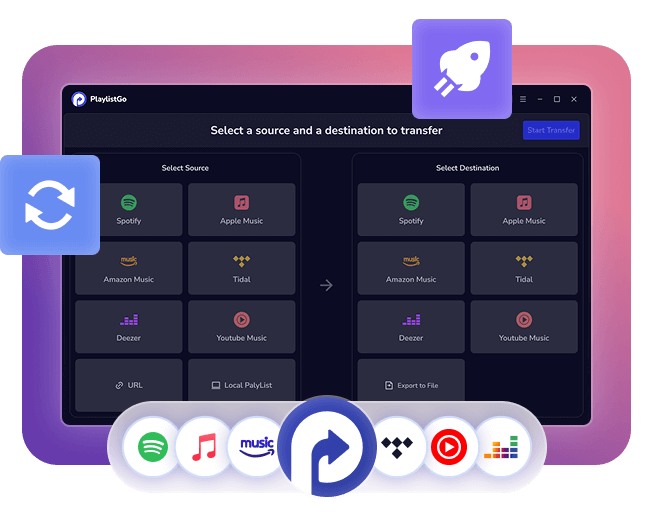 transfer playlists between streaming platforms