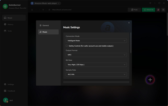 noteburner output settings