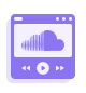 download soundcloud with a built-in player