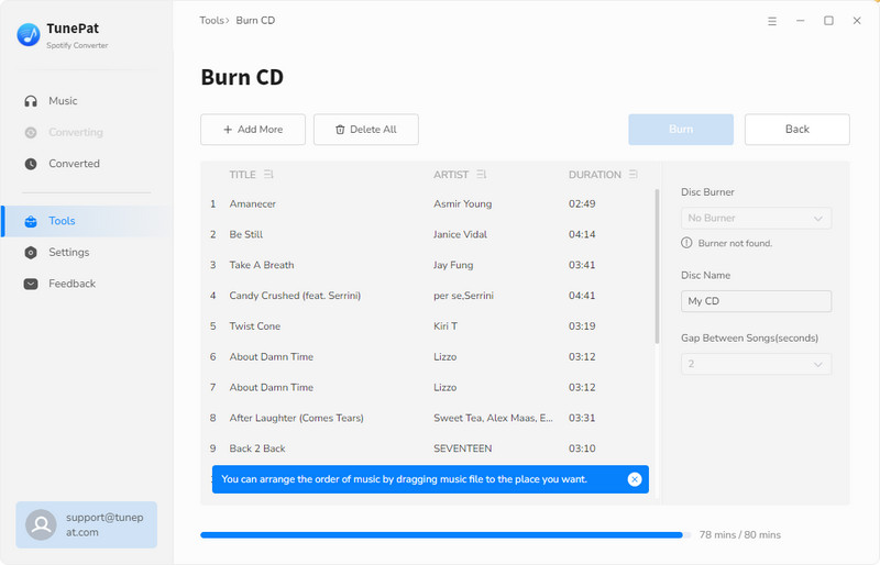 burn cd