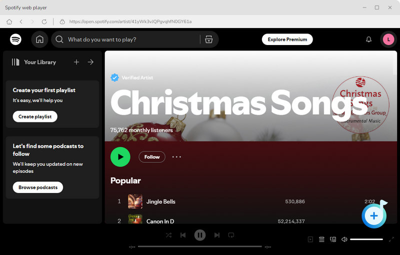 select christmas songs to download