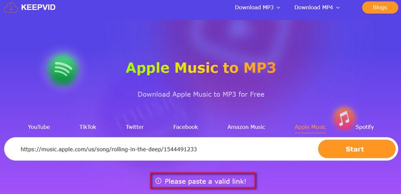 keepvid apple music download test