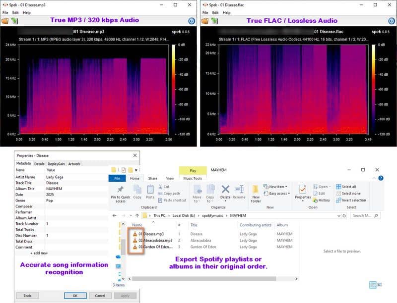 TunePat audio quality test