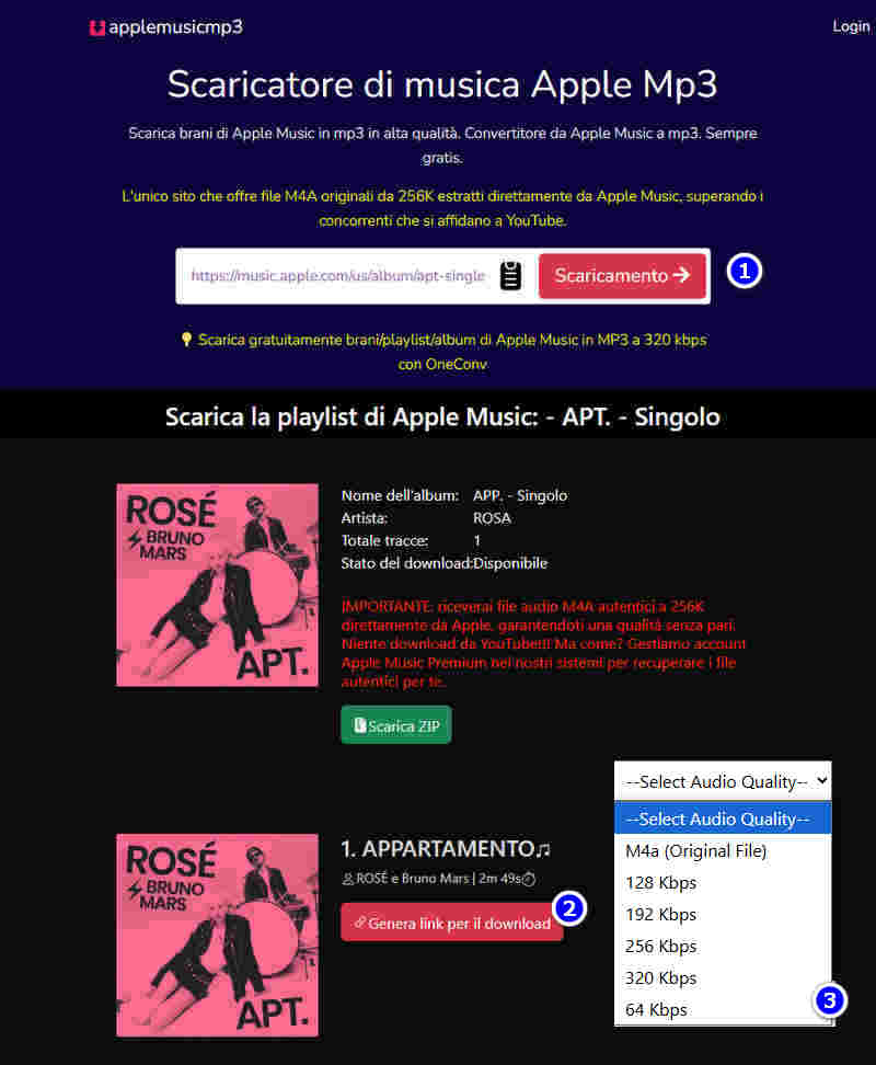 applemusicmp3 scarica apple music