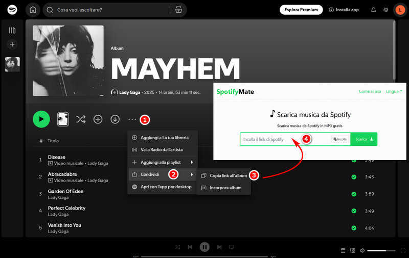 Come usare SpotifyMate