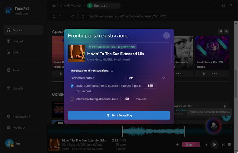 Personalizzazione delle impostazioni di output