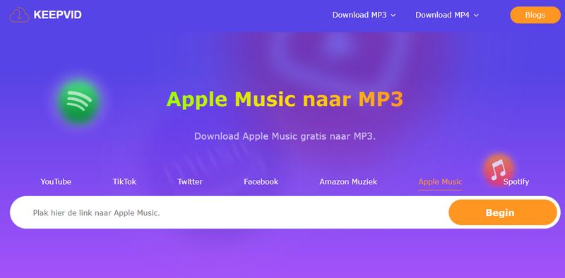 Apple Music downloaden met KEEPVID
