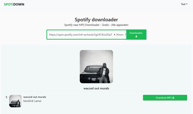 SPOTIDOWN Spotify playlist downloader